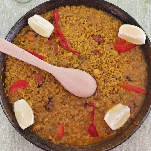 Paella de marisco