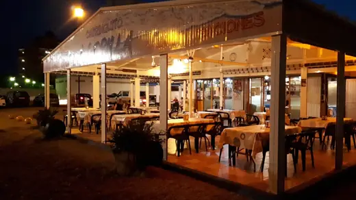 Terraza de noche