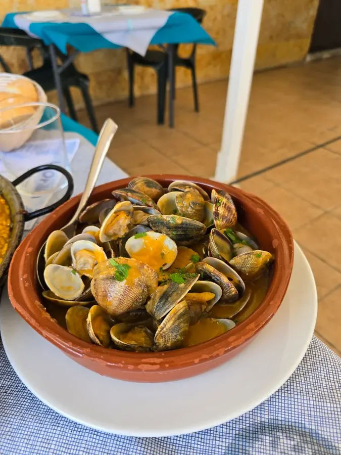 Almejas a la marinera